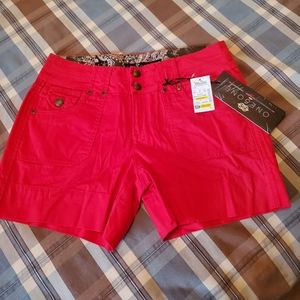 Bright Red Shorts